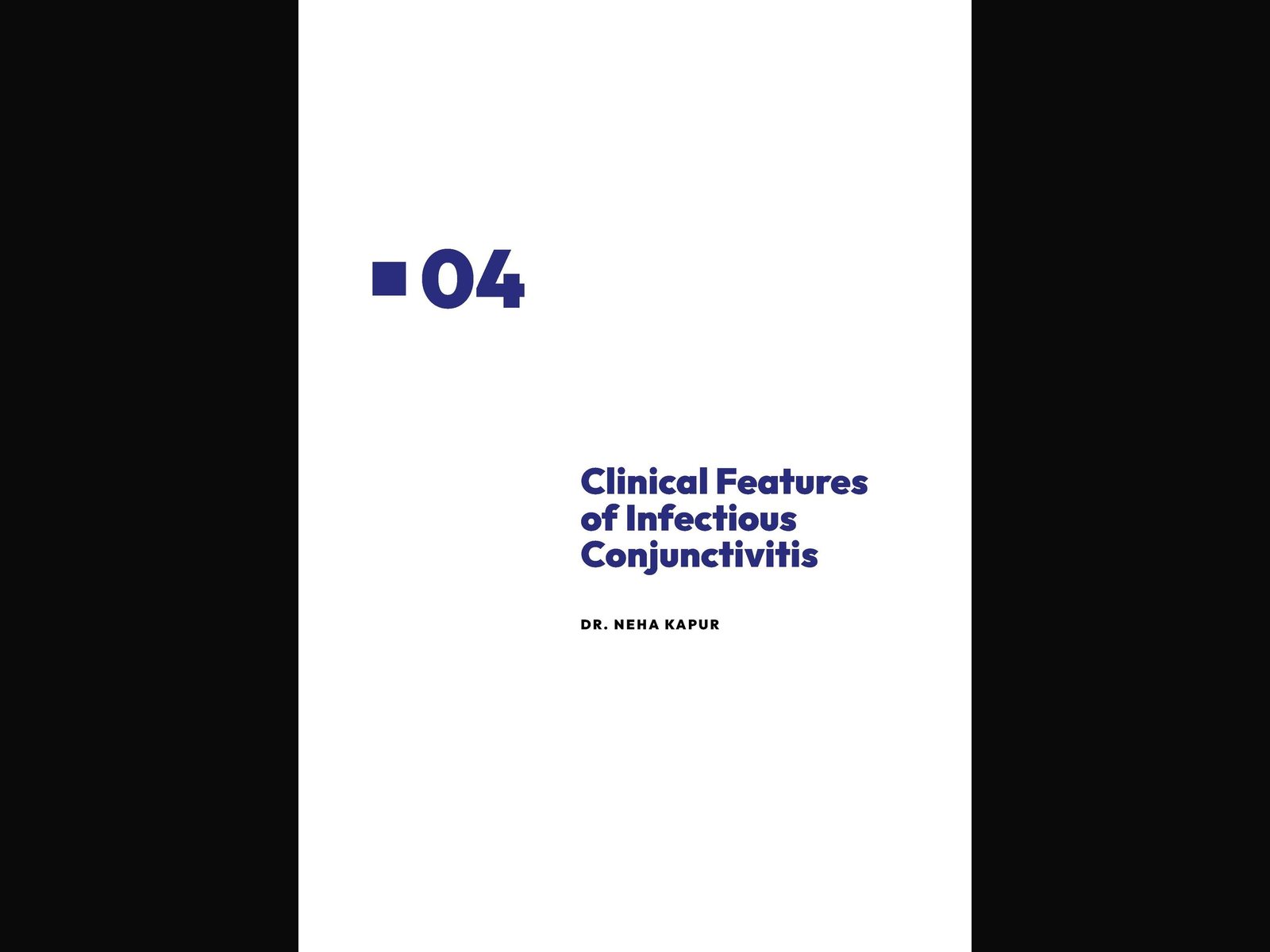 Outbreaks of Infectious Conjunctivitis — a reference volume, built to be navigated rather than filed. — 1