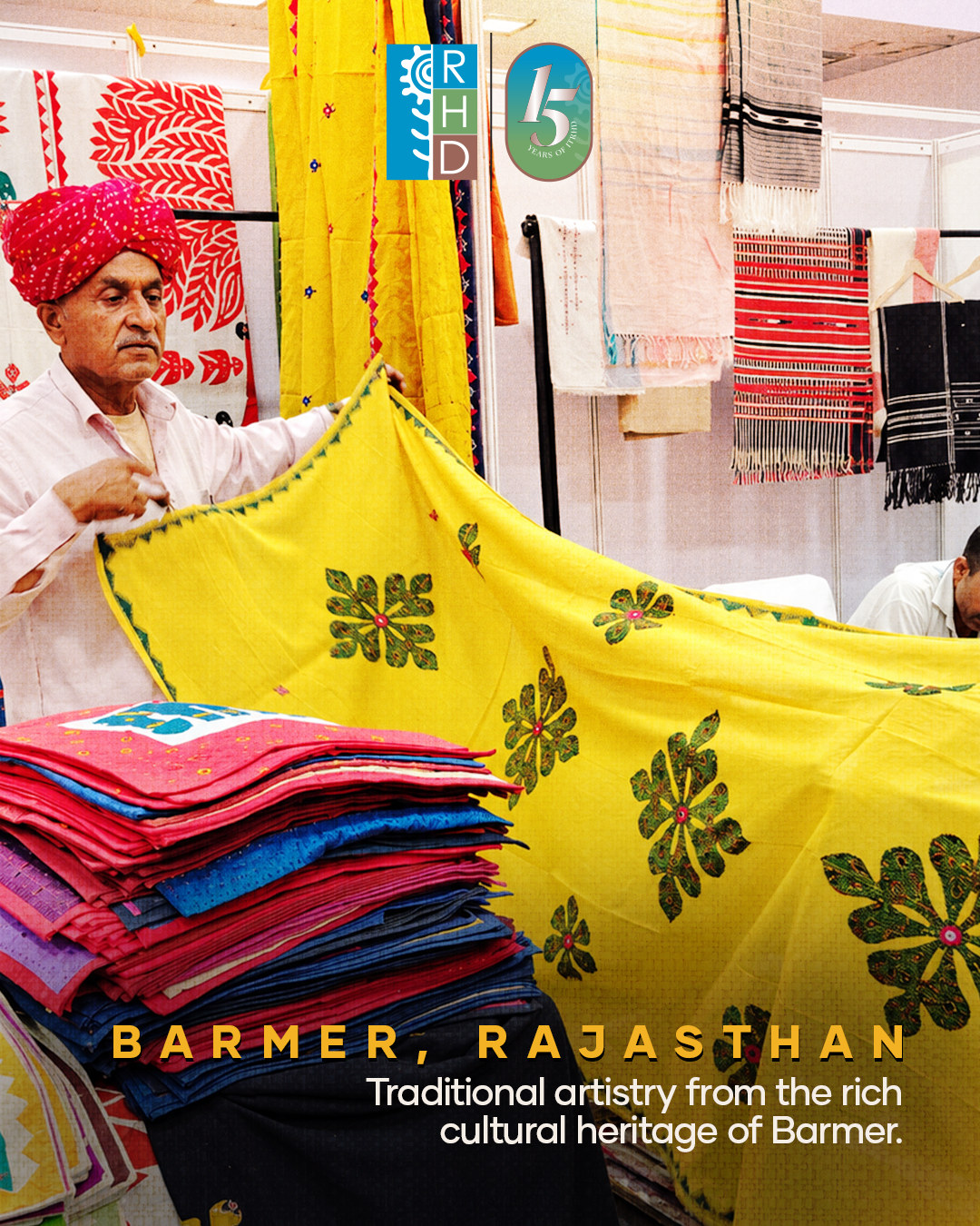 The 13th Annual Handloom & Handicrafts Festival, built from zero. — 8