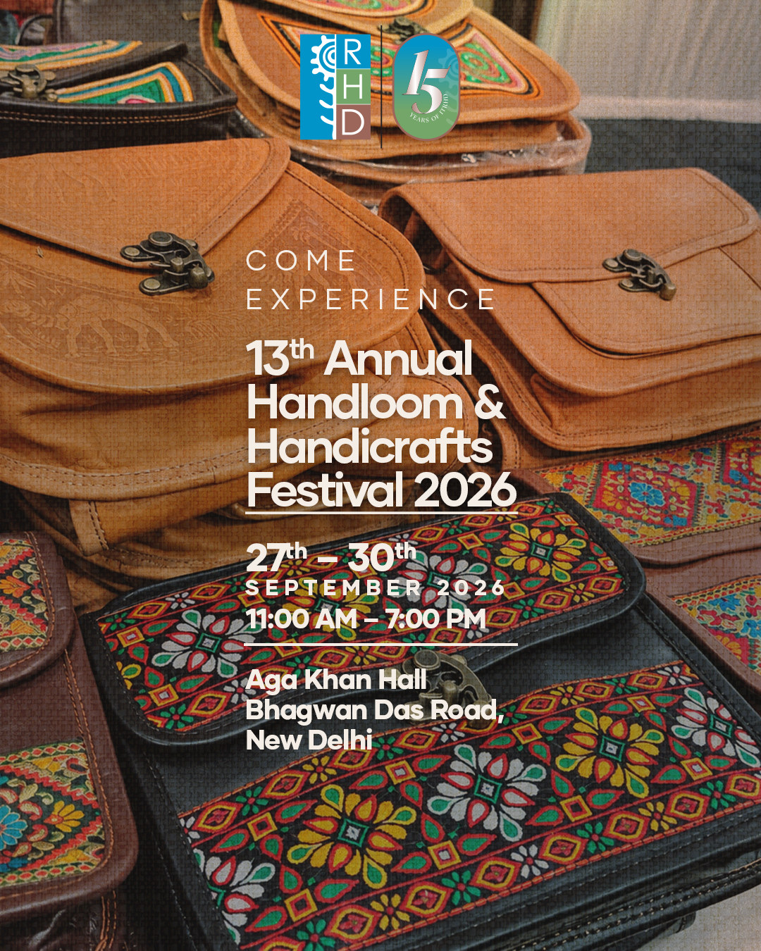 The 13th Annual Handloom & Handicrafts Festival, built from zero. — 9